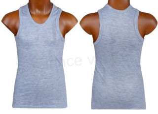 Sportovní tílko dětské šedé vel. 104-110 (W219)