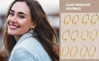 Kreolské náušnice, kruhy z chirurgické oceli více druhů (BB812)