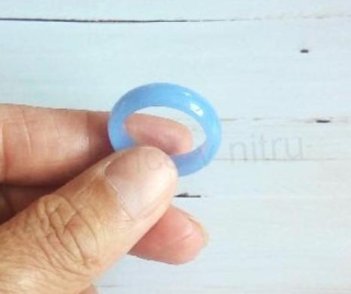 Minerální prsten Modrý křemen (X1841)