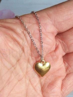 Řetízkový náhrdelník s přívěškem srdce (BD882) 