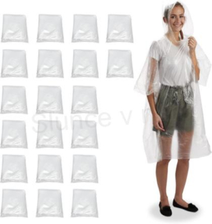 Jednorázová pláštěnka s kapucí 95 cm (K506)