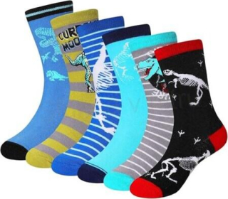 Chlapecké veselé bavlněné ponožky velikost 25 - 28 (W225)