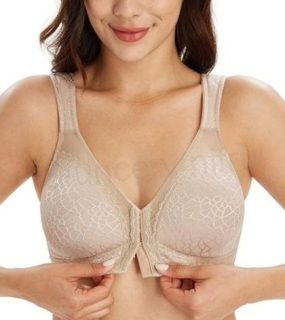 Dámská podprsenka bez kostic, zapinání vpředu velikost 100 G (K514)