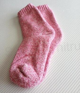 Vysoce kvalitní Vlněné ponožky velikost 35 až 42 růžové (K524)