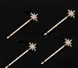 Sponka, vlásenka do vlasů se štrasovými kamínky (H609)