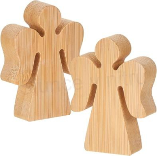 3D anděl dřevěná figurka 6 cm (V199)