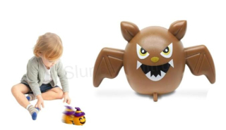 Autíčko halloween na setrvačník hnědý netopýr (D958)