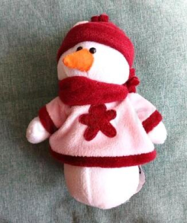 Plyšová hračka Sněhulák 19 cm (D962)