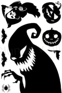 Okenní fólie halloween 30 x 20 cm (E973)