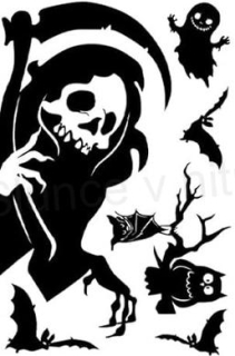 Okenní fólie halloween 30 x 20 cm (E974)