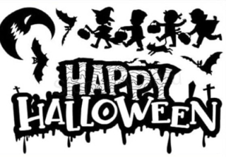 Okenní fólie halloween 30 x 20 cm (E977)