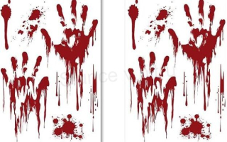 Okenní fólie halloween 35 x 25 cm (E980)