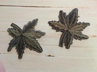 Nášivka Nažehlovačka javorový list šedý (C698)