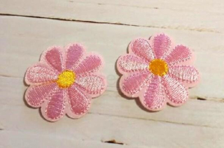 Nášivka Nažehlovačka kytička růžová (C710)