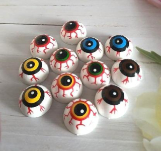 Halloween oční bulva, oko 2 kusy (E985)
