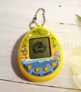 Elektronická hračka Tamagotchi žlutá (D979)