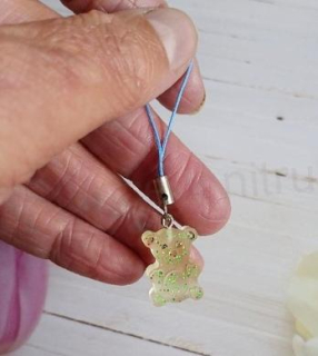 Orgonitová klíčenka medvídek (PP193)