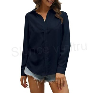 Dámská halenka s výstřihem do V vel.L (K554)