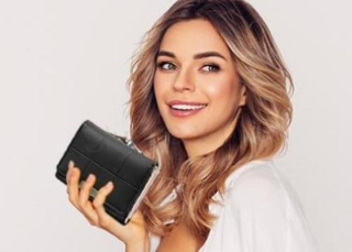 Dámská krátká peněženka z PU kúže (J43)