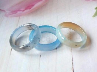 Minerální prsten Achát (X1865)