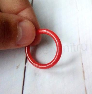 Minerální prsten korál (X1876)