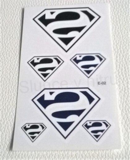 Voděodolné, dočasné tetovaní symbol S (E1002)