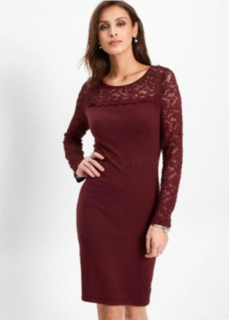 Dámské krajkové šaty 3 XL (K562)