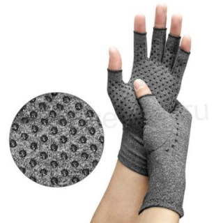 Kompresní rukavice při artróze, Revmatoida s protiskluzovými částicemi (F74)