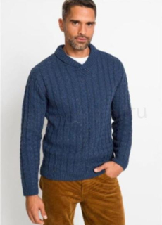 Pánský pletený svetr velikost 5 až 6 XL (K563)