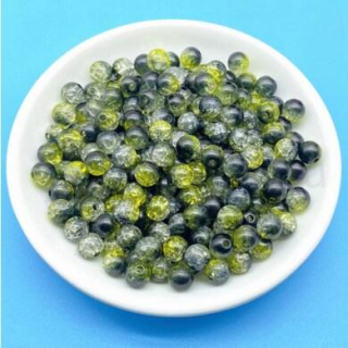 Skleněné trojbarevné korálky 8 mm trojbarevné (AC634)