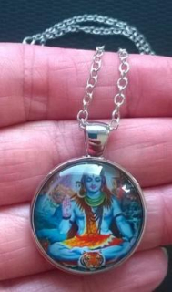 Náhrdelník s přívěškem Zlatý Buddha Shiva (BD900)