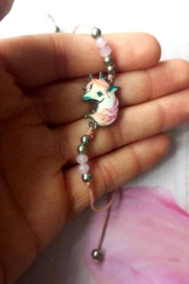 Šňůrkový náramek jednorožec, koník (BC630)