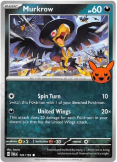 Murkrow 131/193 - Trick or Trade Hallowen (D1016)