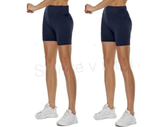 Dámské sportovní fitness kraťasy tmavě modré – velikost L až XL (K571)