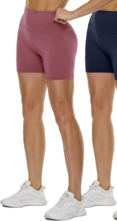 Dámské sportovní fitness kraťasy bordo – velikost L až XL (K571)