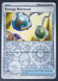 Energy Retrieval 171/198 - Holo Reverse - Scarlet & Violet (D1054)