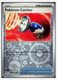 Pokémon Catcher 187/198 - Holo Reverse - Scarlet & Violet (D1077)