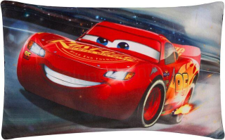Plyšový 3 D polštář autíčko Blesk McQueen (CH46)