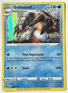Golisopod - 026/078 - Holo - Pokémon GO (D1088)