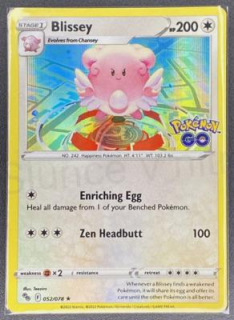 Blissey - 052/078 - Holo - Pokémon GO (D1090)