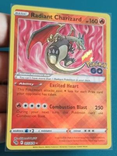 Pokémon - Radiant Charizard - 011/078 - Holo - Pokémon GO (D1095)