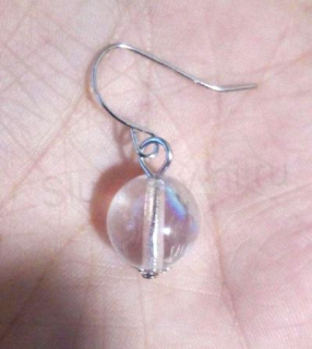 Visací náušnice s AB kuličkou (BB881)