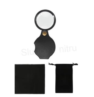 Malá skládací kapesní lupa 10násobné zvětšení (L56)