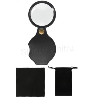 Malá skládací kapesní lupa 10násobné zvětšení (L58)