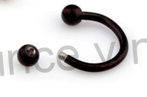 Piercing podkova nos,ucho chirurgická ocel více velikosti  (BB105)