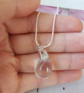 Řetízkový náhrdelník s přívěškem kapka, slza (BD908)