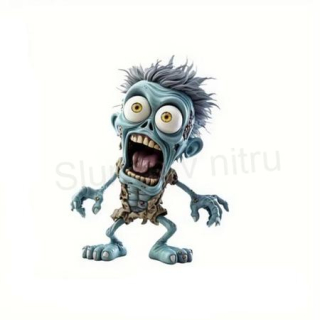 Samolepky na auto zombie muž (E1007)