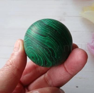 Malachit koule 125 g | 48 mm (X1982)