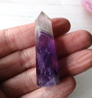 Ametyst broušená špice 54 mm | 15.9 g (X1993)