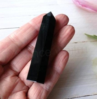 Obsidián broušená špice 75 mm | 30 g (X1995)